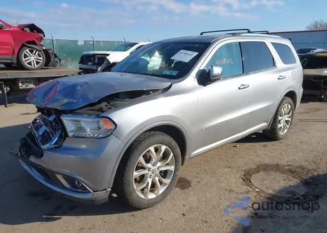 2016 Dodge Durango Citadel Anodized Platinum z USA, uszkodzony, nr VIN 1C4SDJET6GC402572